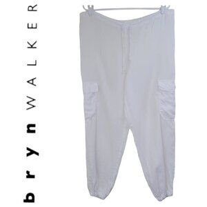 bryn Walker Drawstring Jogger Pants Tencel  Comfy Casual Pants Women's Size XS